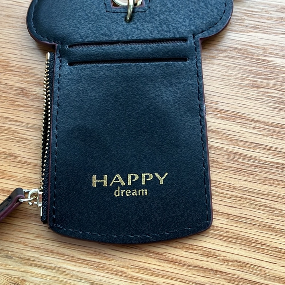 Happy Dream/Mickey Mouse lanyard/black with gold letter - Picture 6 of 6